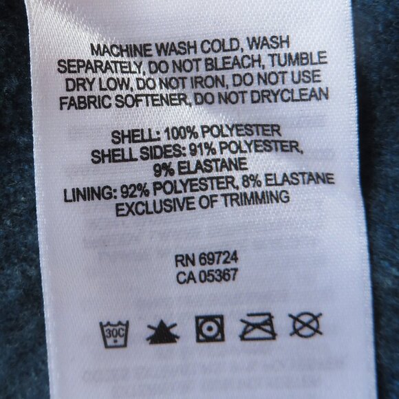 NWOT Columbia womens half zip jacket/coat size S blue #AL6876 - Picture 7 of 9